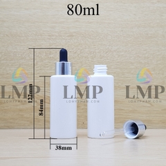 Chai PETG vai ngang nắp bóp khoen nhôm