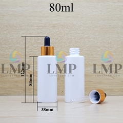 Chai PETG vai ngang nắp bóp khoen nhôm