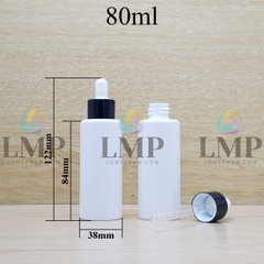 Chai PETG vai ngang nắp bóp khoen nhôm