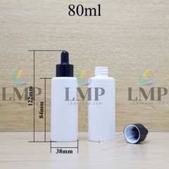 Chai PETG vai ngang nắp bóp khoen nhôm