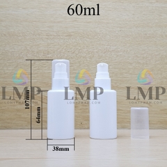 Chai PETG vai ngang đầu xịt giọt 1 viền