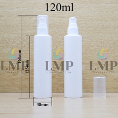 Chai PETG vai ngang đầu xịt giọt 1 viền