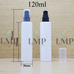 Chai PETG vai ngang đầu xịt giọt 1 viền