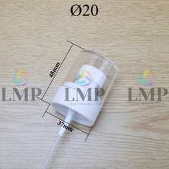 Đầu phun sương Ø20