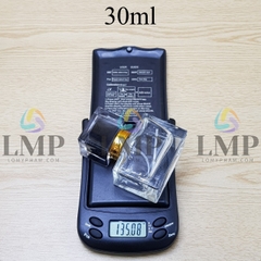 Chai nước hoa vuông nắp nhiều màu