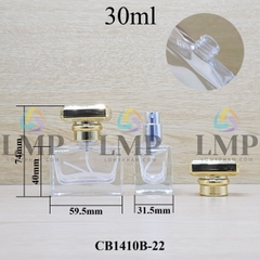 Chai nước hoa vuông cao cấp