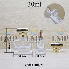 Chai nước hoa vuông cao cấp