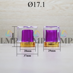 Nắp chụp vuông nhiều màu Ø17.1