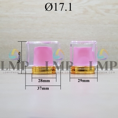 Nắp chụp vuông nhiều màu Ø17.1