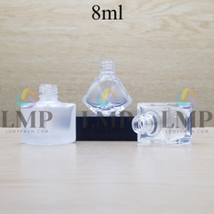 Thân chai thủy tinh treo xe 8ml