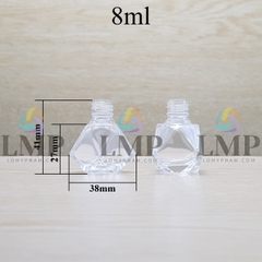 Thân chai thủy tinh treo xe 8ml