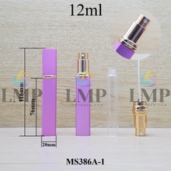 Chai nước hoa bọc nhôm thân vuông 12ml