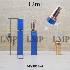 Chai nước hoa bọc nhôm thân vuông 12ml