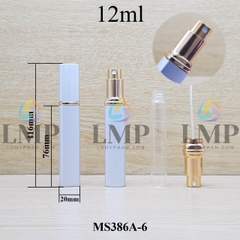 Chai nước hoa bọc nhôm thân vuông 12ml