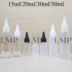 Chai thủy tinh nắp nhọn sọc