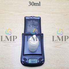 Chai thủy tinh nắp nhọn sọc