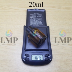 Chai thủy tinh nâu nắp vặn trơn