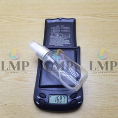 Chai vai tròn đầu phun sương xi 1 viền 80ml