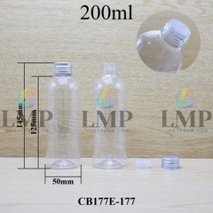 Chai 24g vai tròn nắp nhôm cuốn biên 200ml