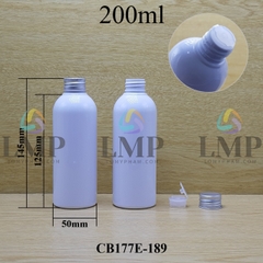 Chai 24g vai tròn nắp nhôm cuốn biên 200ml