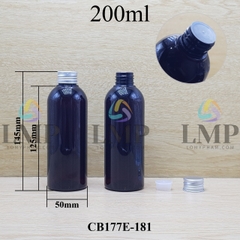 Chai 24g vai tròn nắp nhôm cuốn biên 200ml