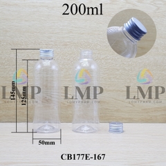 Chai 24g vai tròn nắp nhôm cuốn biên 200ml