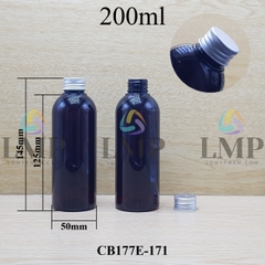 Chai 24g vai tròn nắp nhôm cuốn biên 200ml