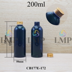 Chai 24g vai tròn nắp nhôm cuốn biên 200ml