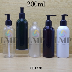 Chai 24g vai tròn vòi van trơn tự khóa 200ml