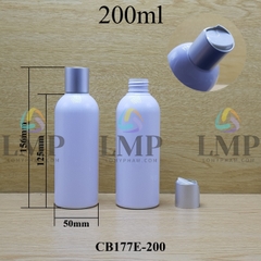 Chai 24g vai tròn nắp nhấn xi 200ml