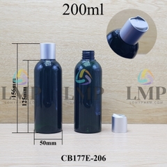Chai 24g vai tròn nắp nhấn xi 200ml