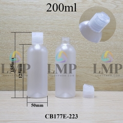 Chai 24g vai tròn nắp nhấn 200ml