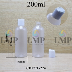 Chai 24g vai tròn nắp nhấn 200ml