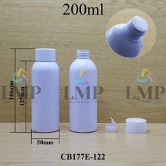 Chai 24g vai tròn nắp vặn tonner có núm 200ml