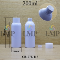 Chai 24g vai tròn nắp vặn tonner có núm 200ml