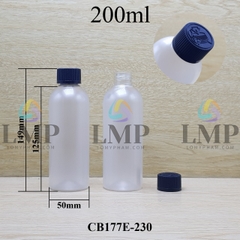 Chai 24g vai tròn nắp child resistant 200ml