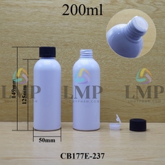 Chai 24g vai tròn nắp child resistant 200ml