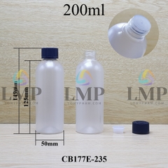 Chai 24g vai tròn nắp child resistant 200ml