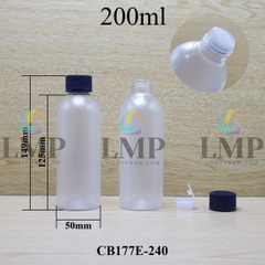 Chai 24g vai tròn nắp child resistant 200ml
