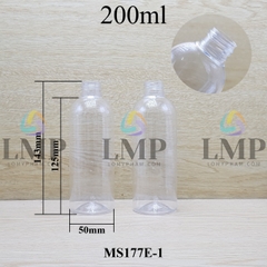 Thân chai 24g vai tròn 200ml