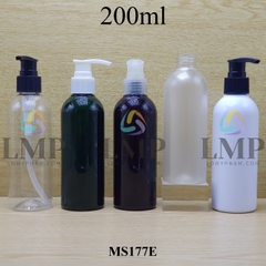 Chai 24g vai tròn vòi van sọc 200ml