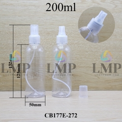 Chai 24g vai tròn phun sương 200ml