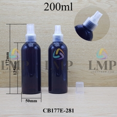 Chai 24g vai tròn phun sương 200ml