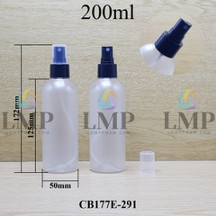 Chai 24g vai tròn phun sương 200ml