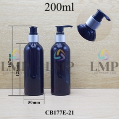 Chai 24g vai tròn vòi van xi 1 viền 200ml