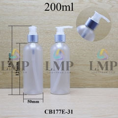 Chai 24g vai tròn vòi van xi 1 viền 200ml