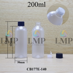 Chai 24g vai tròn nắp vặn sọc 200ml