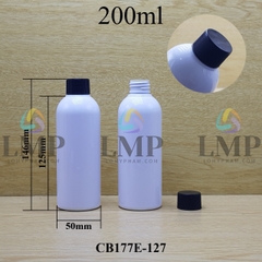 Chai 24g vai tròn nắp vặn sọc 200ml