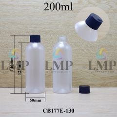 Chai 24g vai tròn nắp vặn sọc 200ml