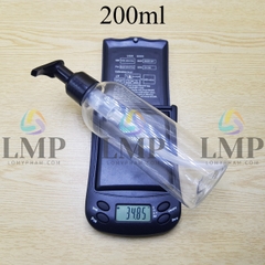 Chai 24g vai tròn vòi van trơn tự khóa 200ml